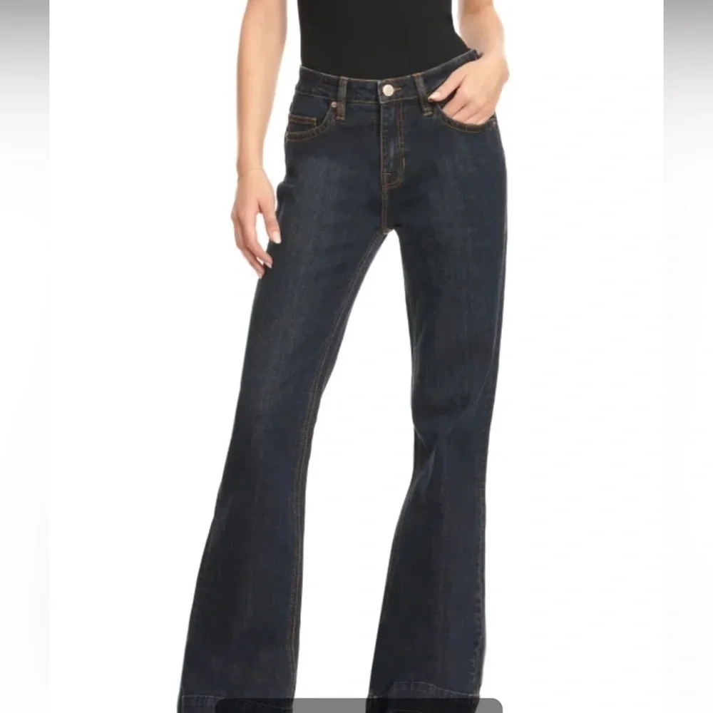 Rock and Roll High Rise Trouser Dark Denim Jean Size 30/36